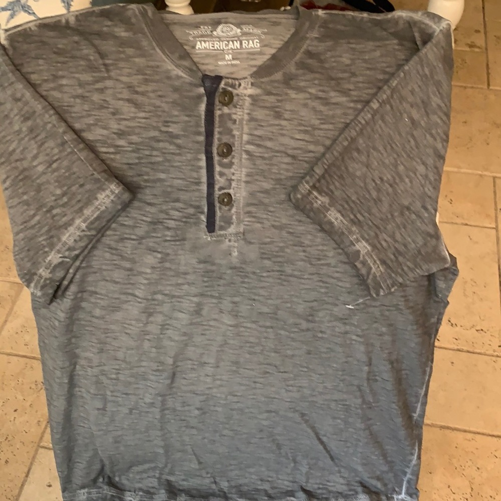 American Rag, grey, short sleeve men’s Size M